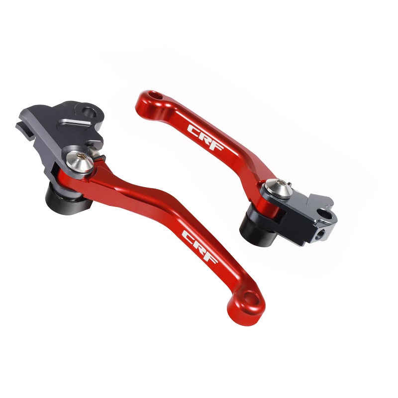 TIRGE Motorcycle CNC Foldable Pivot Clutch Brake Lever Handle for CRF150F CRF230F CRF 230F 2003-2019 CRF250F 2019-2022 (l03r06) - Image 1